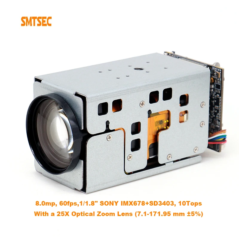 8MP 25X Optical Zoom IP Camera Module SIP-K678U-25X