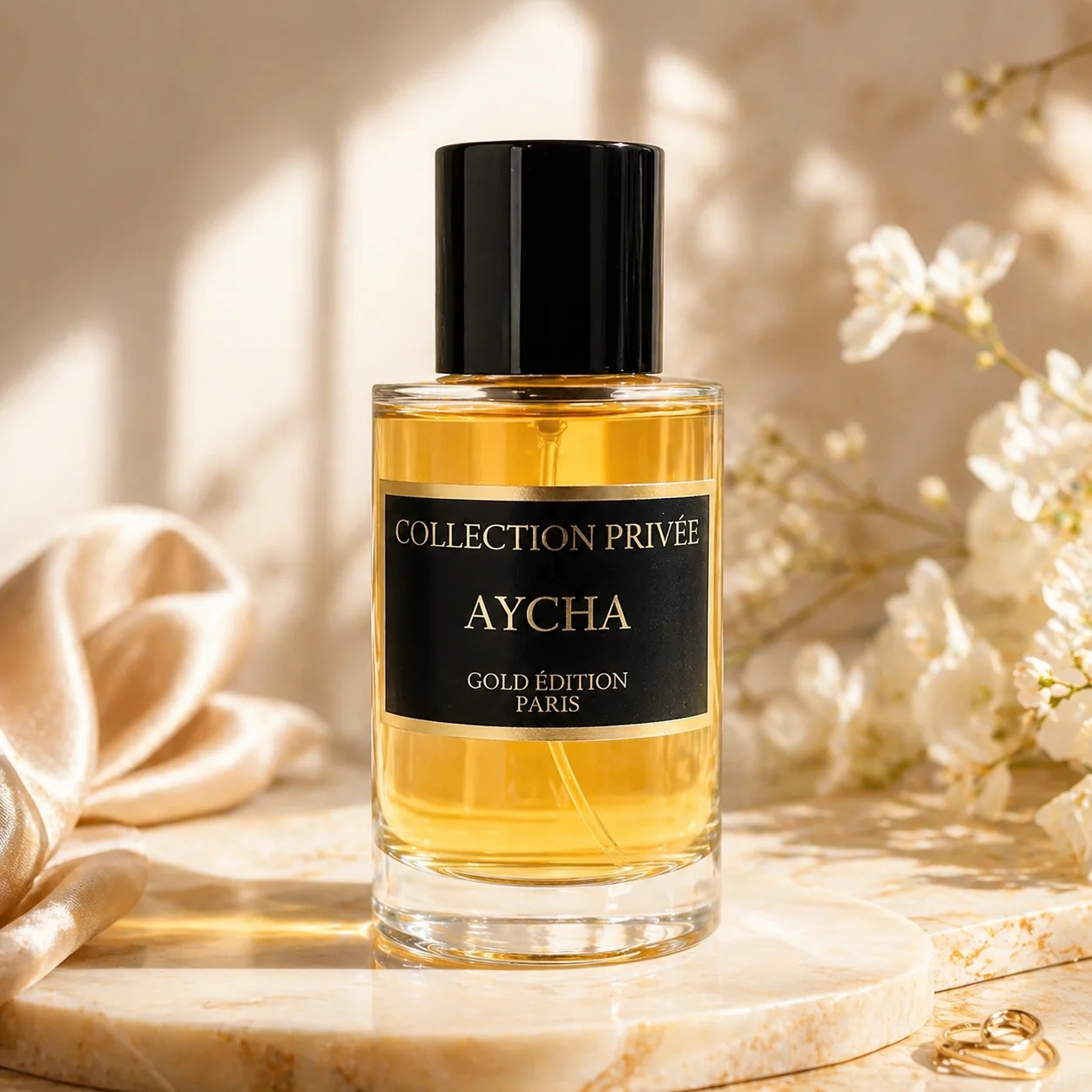 Parfum Aycha 1/2/3/4Pcs, Collection Privée Gold Édition, 50ML, Eau de parfum unisex, Frabriqué en France