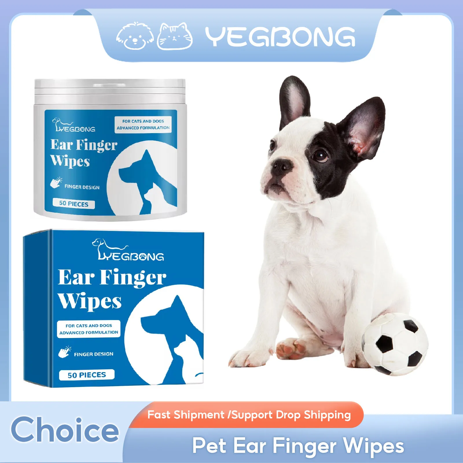 

Pet Ear Wet Wipes Ear Dirt Odor Removal Mite Itching Relief Canal Deodorant Earwax Cleaning Against Infection Dog Ear Wet Towels