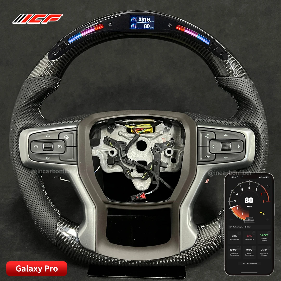 

Carbon Fiber Customized LED Steering Wheel for Chevrolet Chevy