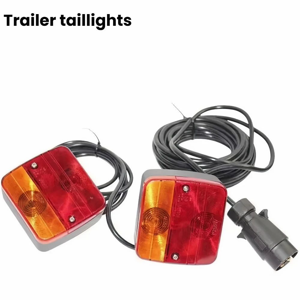 

12V 7-pin Universal Brake Light/Taillight Suitable For Trailers Caravans Semi-trailers Trucks And Pickup Trucks