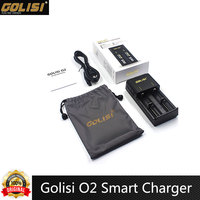 Original Golisi O2 O4 Battery Charger 2A Fast Charging Li-ion Battery Charger For 18350 18650 26650 20700 21700 AAA AA Battery