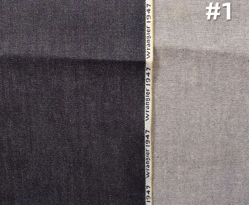 12oz Broken Twill Selvage Denim Fabric Wholesale Letter Gold Selvedge Jeans And Denim Textile Manufacturers W285429