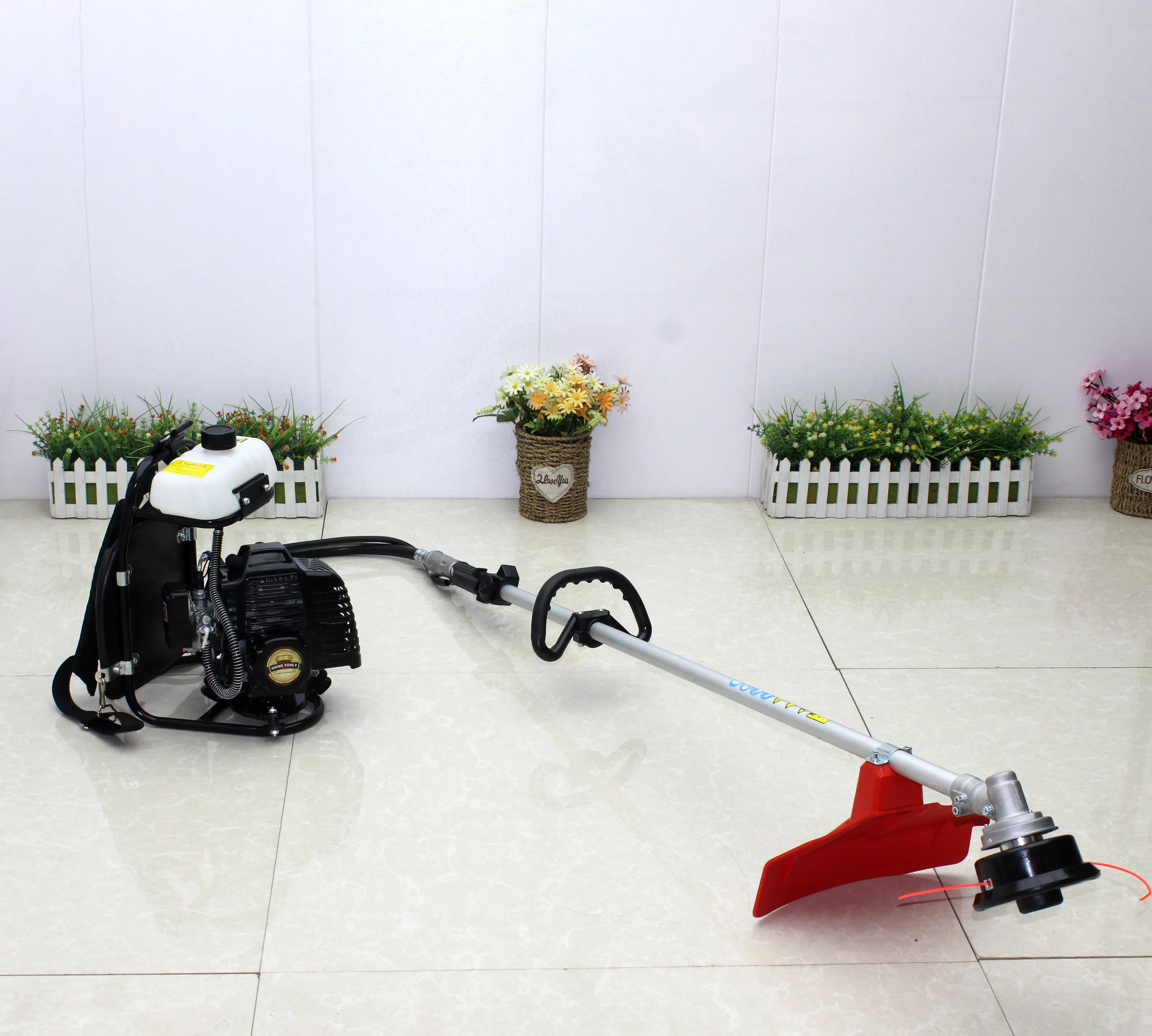 

Two-stroke 52CC Backpack Lawn Mower 44F-2 Gasoline Engine Brush Cutter Weeding Harvester