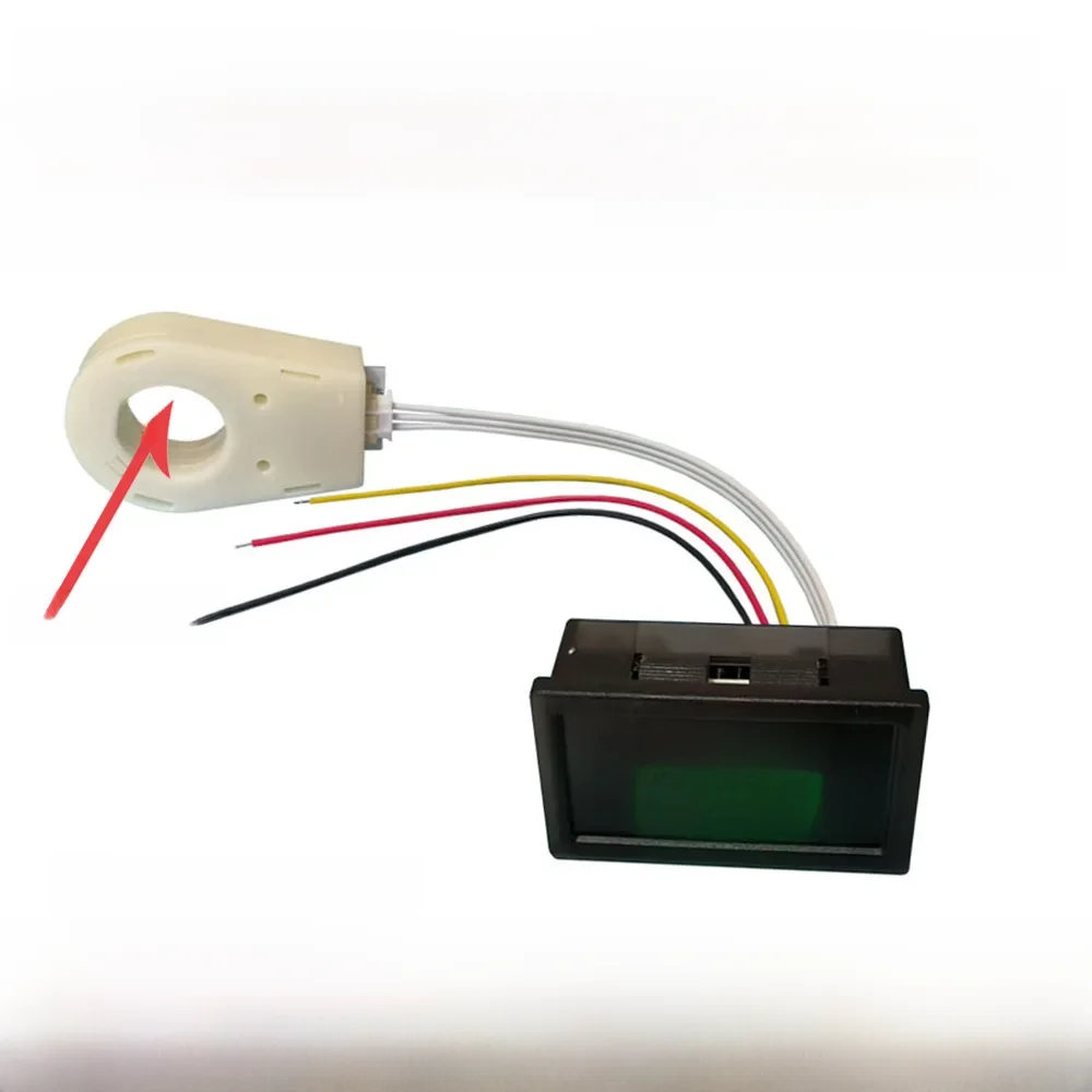Hall amperomierz woltomierz DC 0-300V ± 50A 100A 200A 400A monitorowanie baterii LED cyfrowy woltomierz 12V 24V 36V 48V 60V samochód — 2