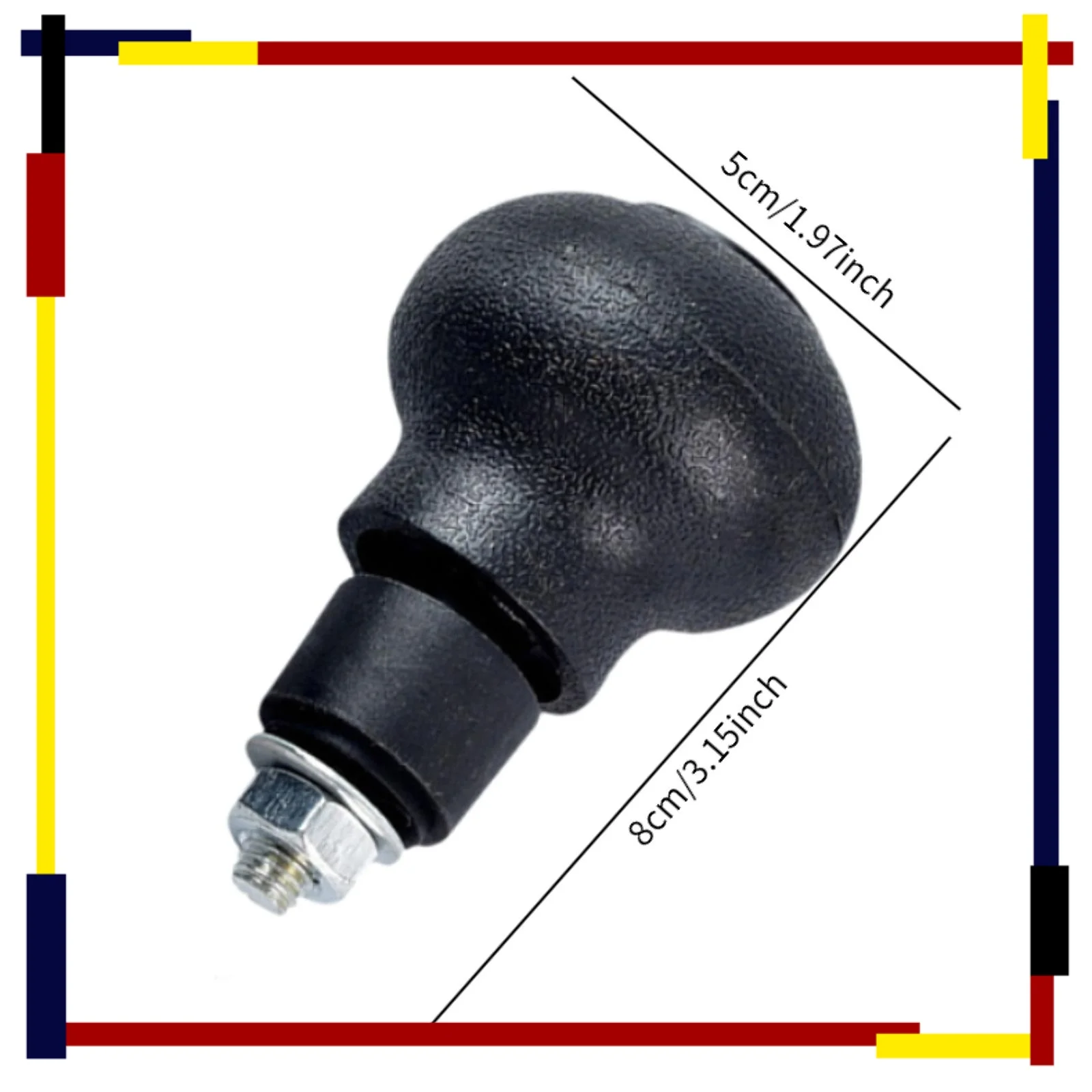 

Steering Wheel Spinner Knob M8 Thread Car Truck Turning Assist Grip Handle for Disabled Drivers