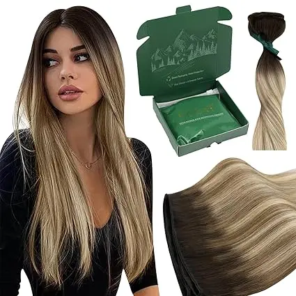 Ugeat Remy Hair Weft Extensions Human Hair 2inch Soft Natural Hair Bundles for Women Hair Weaves 100G Sew in Hair Extensions