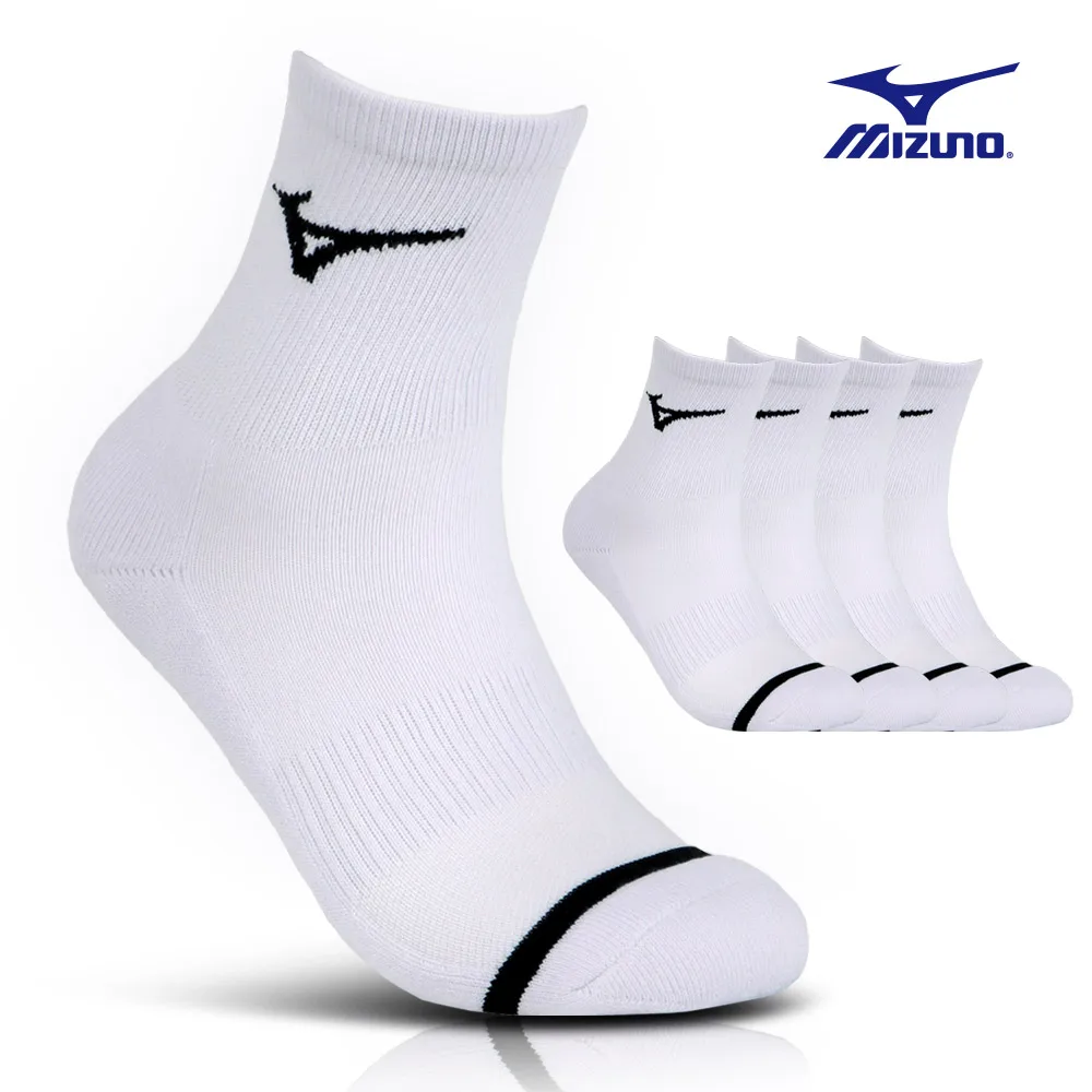 (5 People in 1 Set) Mizuno Relax Fit Mid Triple Cushion Golf Socks Sports Socks-Jin