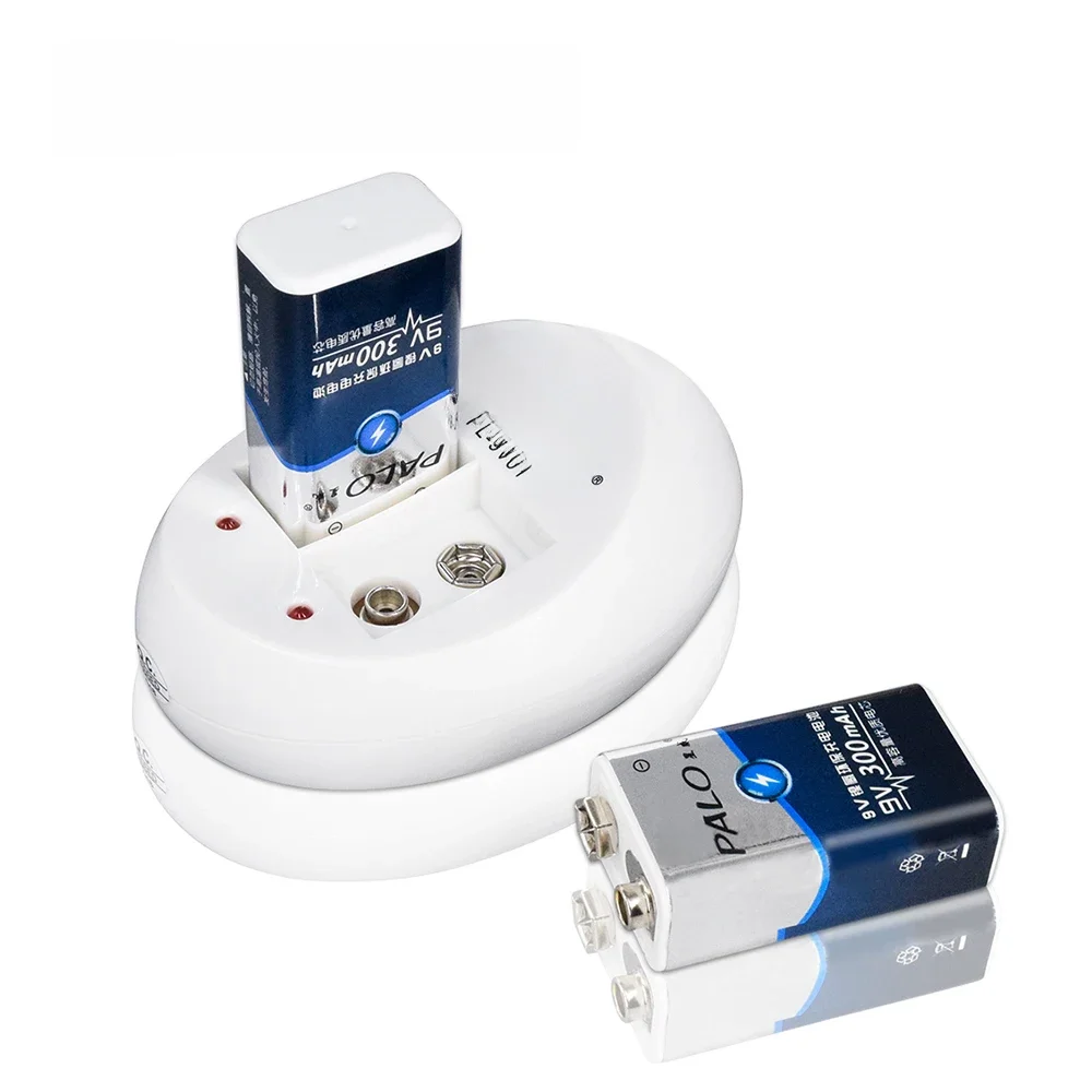 PALO 6F22 9V ładowarka hurtowa Super szybka ładowarka do akumulatorów litowo-jonowych 9V 6f22 Ni-MH Ni-CD — zdjęcie 2