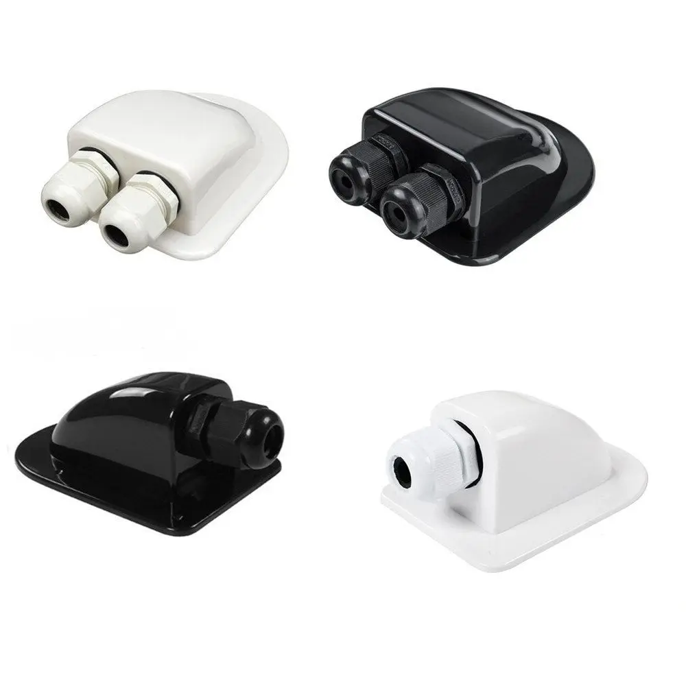 1 Buah AndyMarine Camper Aksesori Karavan Mobil Surya Kotak Persimpangan Atap Kawat Masuk Kabel Surya Kotak Persimpangan Motorhome