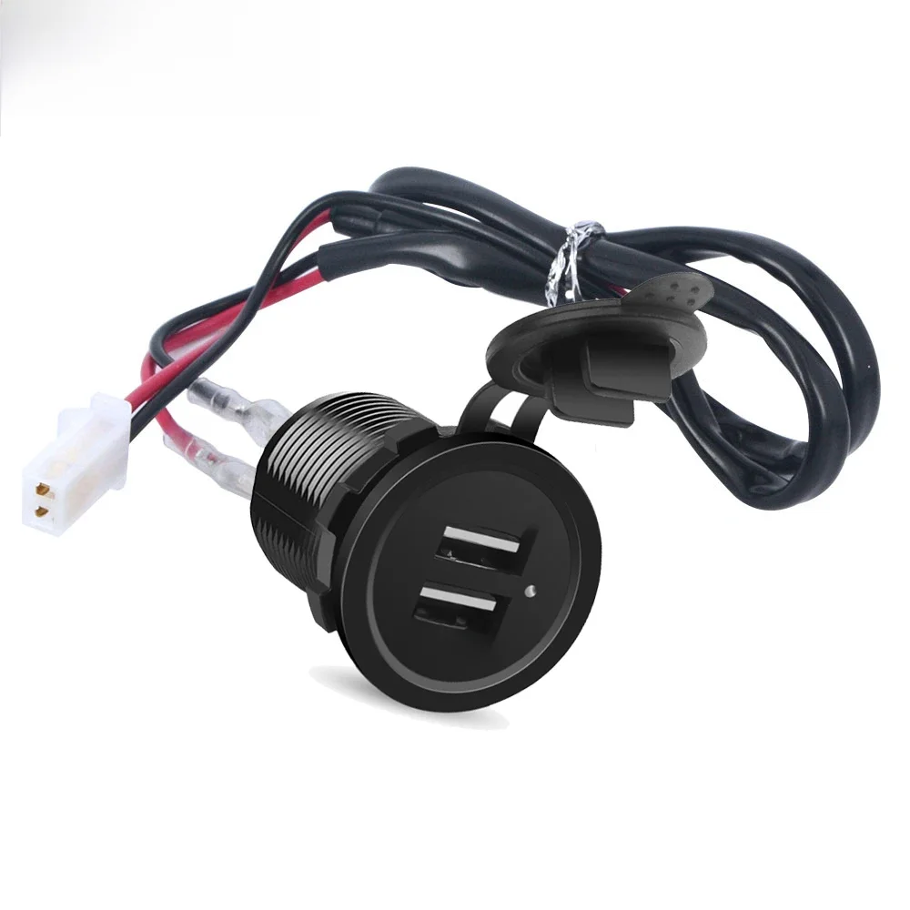 Prise de chargeur de Cigarette de voiture double USB 3.1A, prise de courant étanche 12V/24V, affichage numérique LED pour voiture, bateau, moto Marine D5