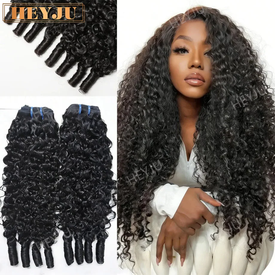 

Burmese Curly Bundles Human Hair High Quality 1/3/4 Pcs Natural Color Curly Hair Bundles With Spiral Curly End Easy to Manage