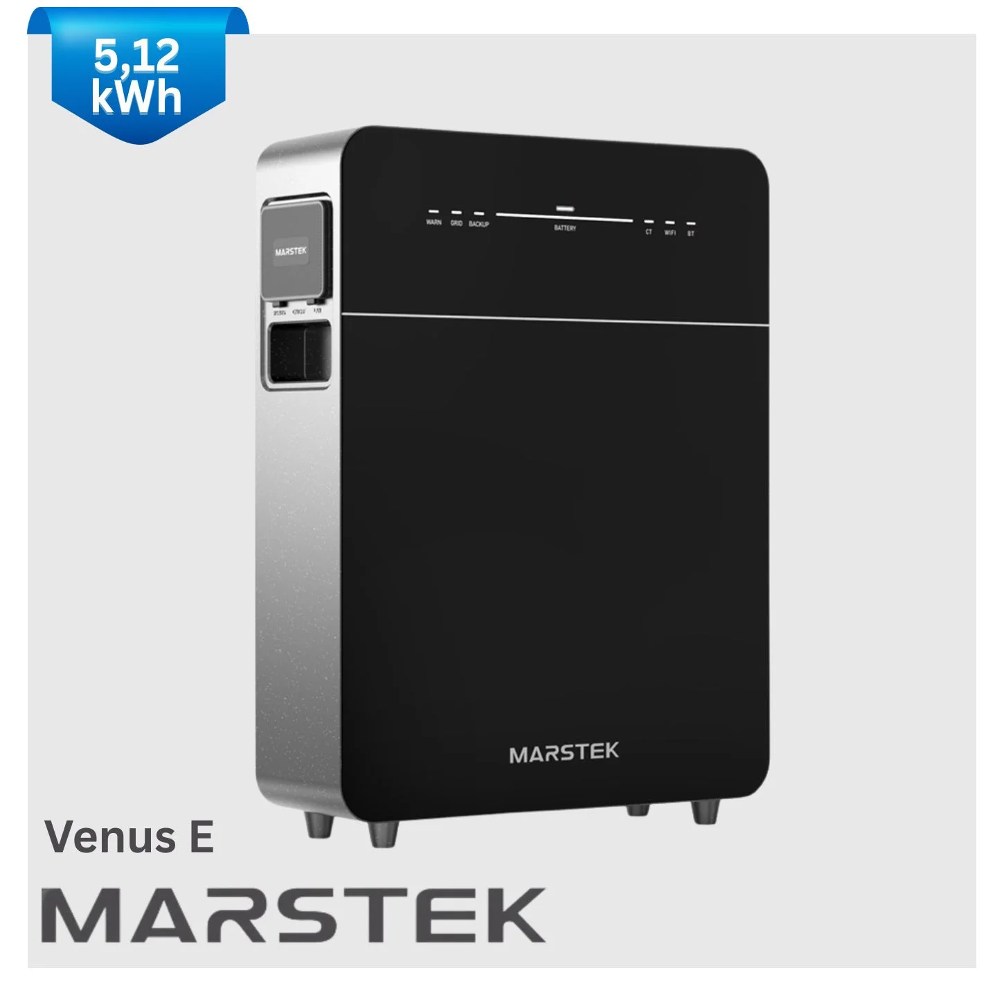 Marstek Venus E Gen 3.0 AC gekoppeltes Energiespeichersystem, Plug&Play 5,12 kWh AC-Speicher, AC-Batterie, 2,5 kW AC-Ein- und Ausgangsleistung,  Erweiterbar auf bis zu 15,36 kWh, IP65-Schutzklasse,