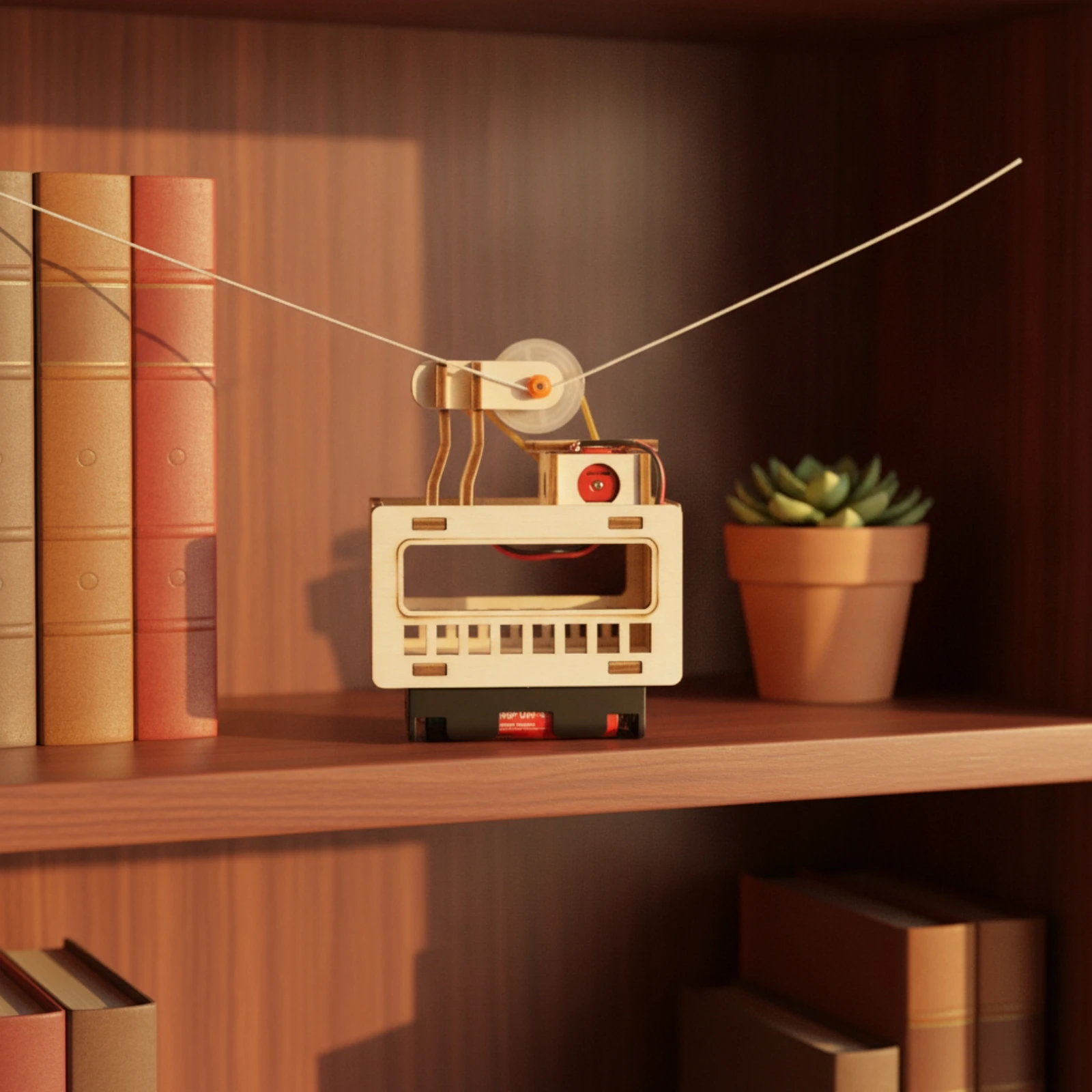 Modelo de Tren de Cable con Mo - Science Hobbyist reseña y precio