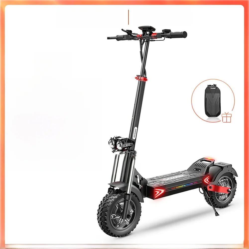 Iscooter Ix8 12 Inch Elektrische Scooter 2400W Dual Motor Off Road Scooter 20ah 60 Km/h Scooters 70Km Max Range Opvouwbare Scooters - afbeelding 2