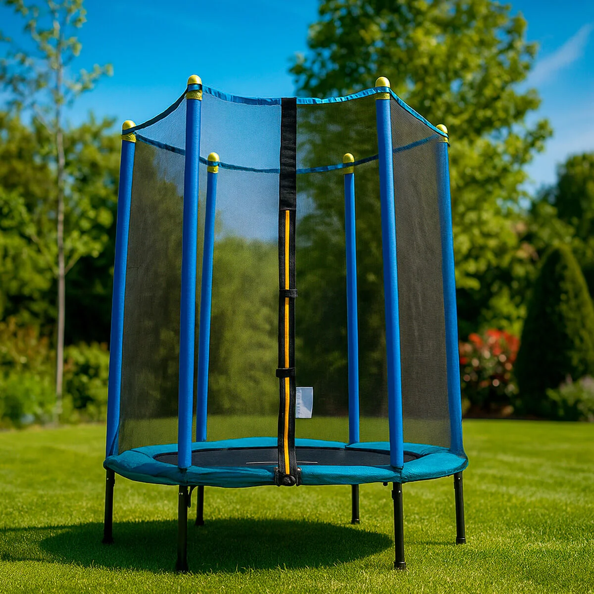 Kindertrampoline met veiligheidsomheining Zuply