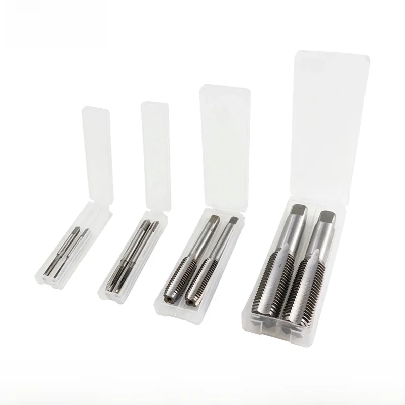 CMCP 2 pièces M2 M3 M4 M5 M6 M7 M8 M10 M12 M14 M16 HSS jeu de forets à vis filetage métrique robinet à cannelure droite bouchon outils à main