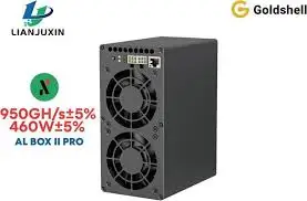 

BA BUY 4 GET 2 FREE Goldshell коробка AL II Pro 950GH/s 460W ALPH Miner ALEPHIUM Mining с PSU Gold shell коробка AL