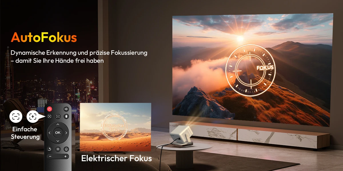 XGODY 650ANSI 8K-Projektor, 1 GB RAM + 32 GB Speicher, Android 14.0, Autofokus, Keystore-Korrektur, Gimbal, A6 Pro Beamer – Detail 7