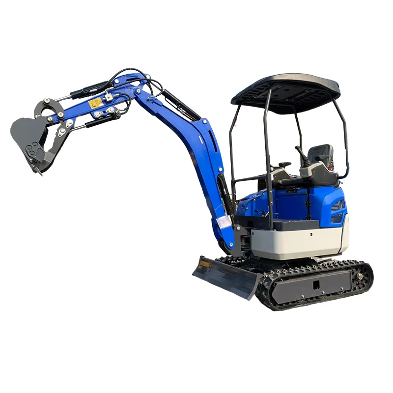 Мини-гусеничный экскаватор 0,8 тонны 1,5 тонны Гидравлический экскаватор Дизельный двигатель Компактный экскаватор с сертификатом CE EPA