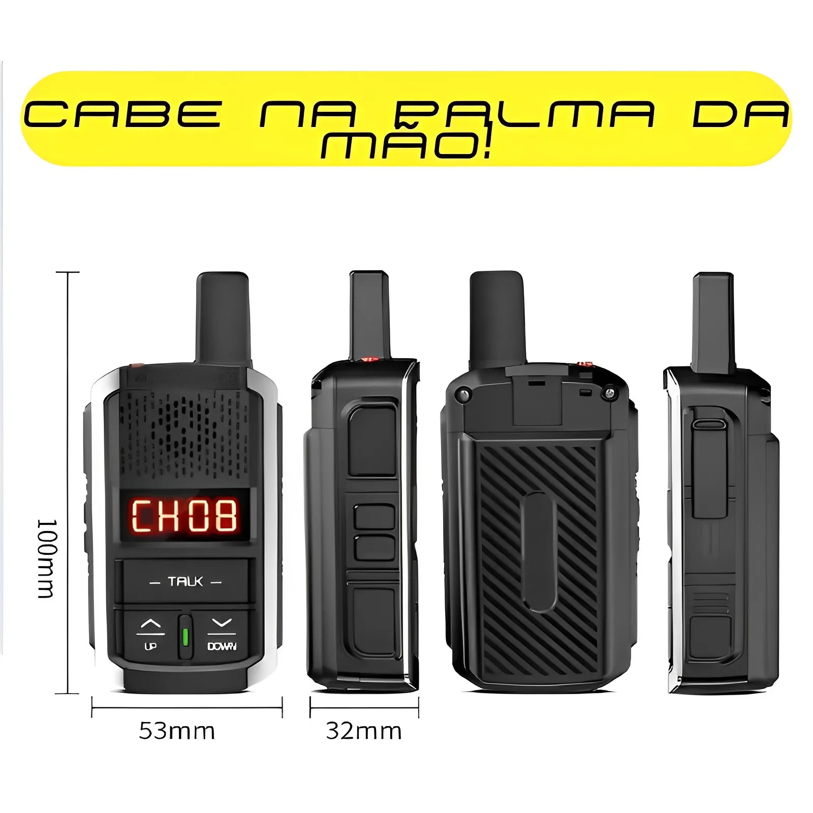 Walkie-Talkie E8 TLIDA Wireless Radio To Waterproof 50 Km