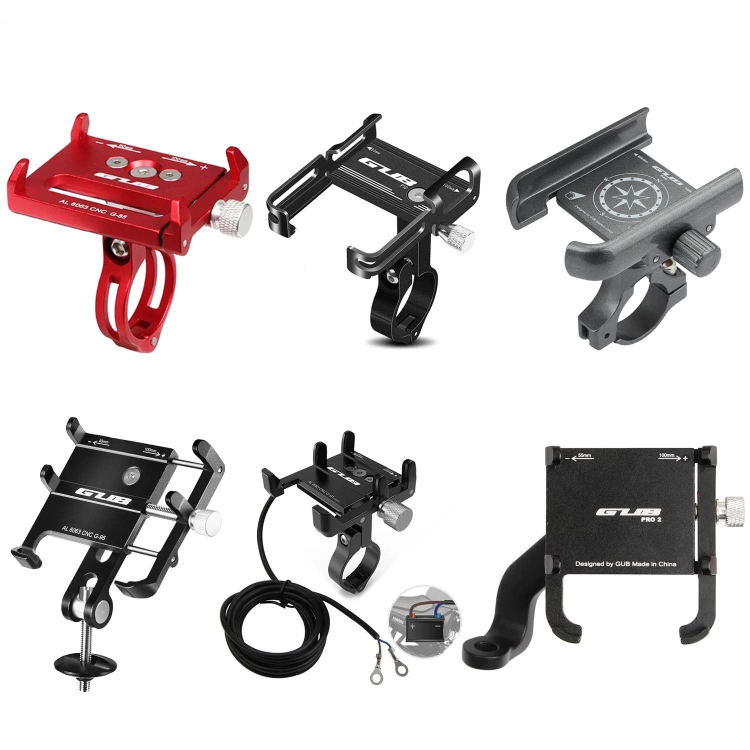 AliExpress GUB Aluminum Bicycle Phone Holder Metal Bike Cell Mobile iPhone Stand for Motorcycle Scooter Handlebar Bike Headsets Stem Mount