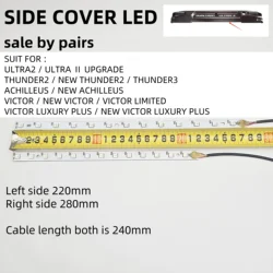 PAIR of Side Cover Led For DUALTRON ULTRA2 ULTRA ⅡUP ACHILLEUS THUNDER2 Victor Luxury Plus MINIMOTORS Electric Scooter