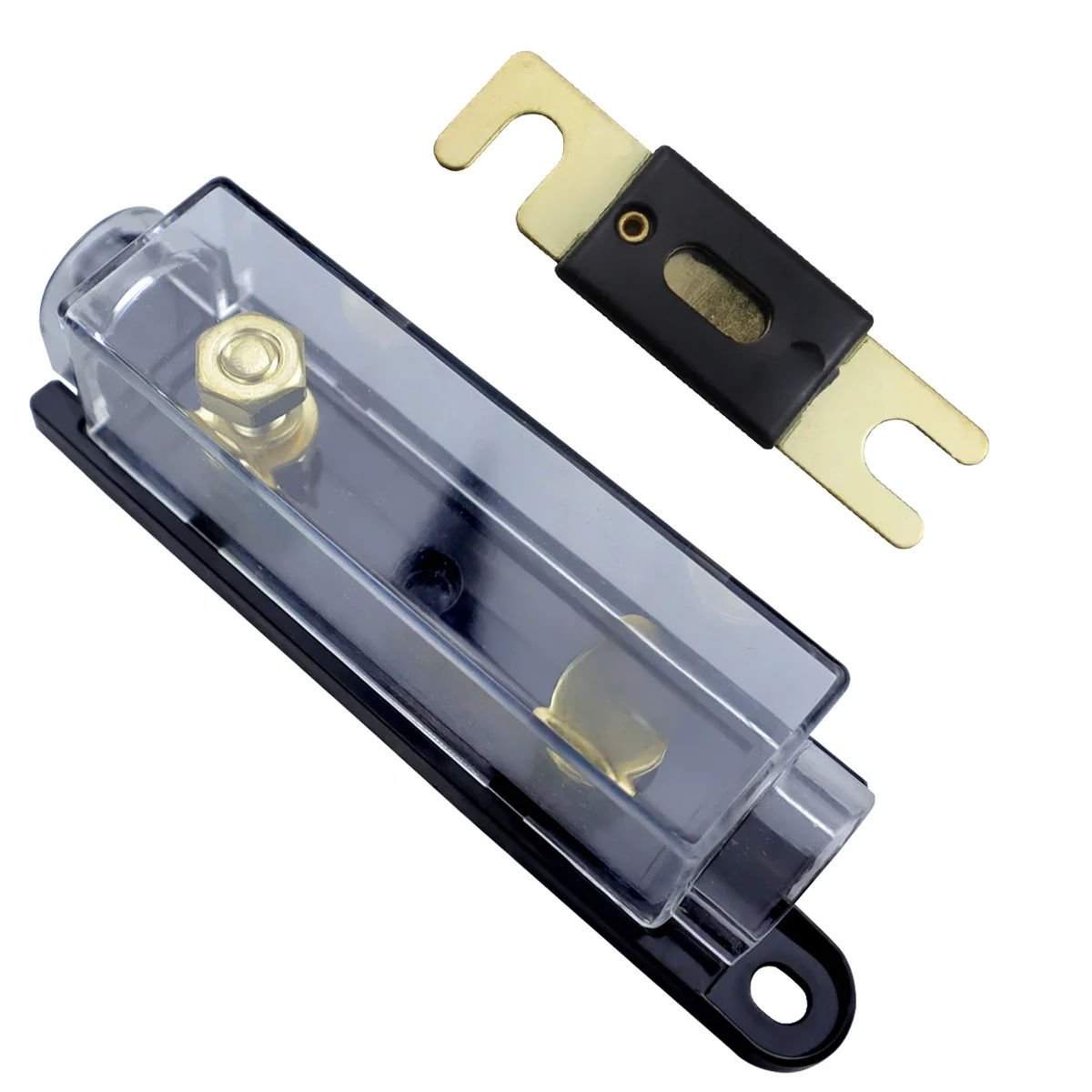 ANL-Bolt-On Fuse Holder, porta-fusíveis automotivos, Link fusível com fusível, 40A, 60A, 80A, 100A,