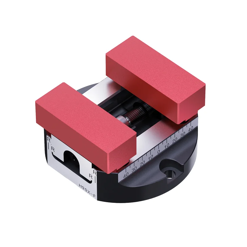 CNC Precise 52mm Soft Jaws Milling Machine Vise - H90X H90X-F-L50 China Zeropoint tooling maker