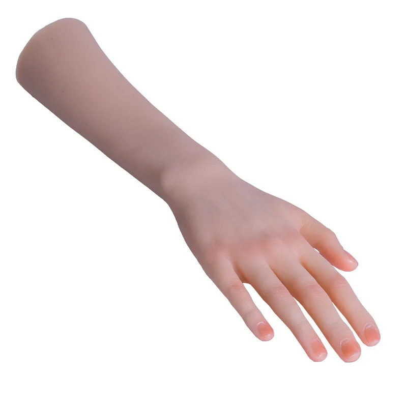 

Silicone Practice Hand Realistic Nail Art Training Child Mannequin Hand Model For Manicure Photograph Jewelry Display TGDW06