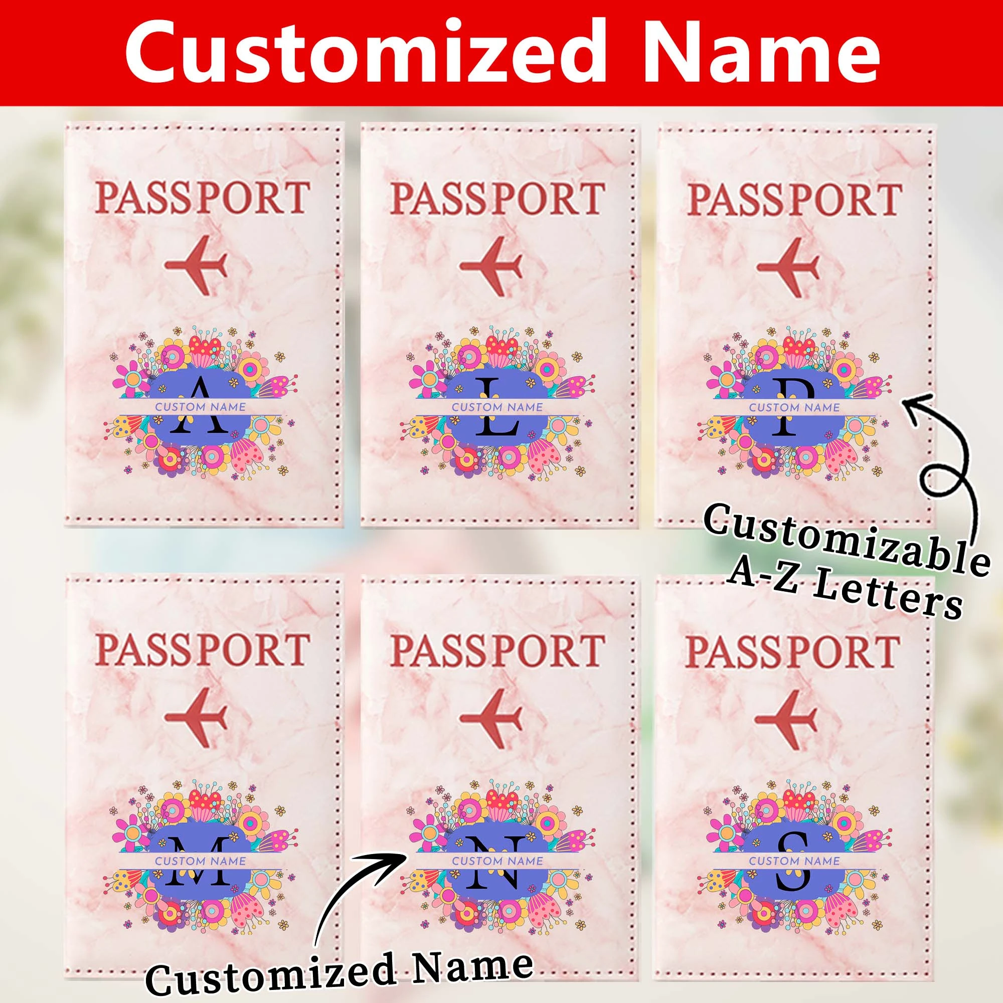 Personalized High-Quality Passport Wallet with Blocking Feature | Compact And Foldable Design, Travel Necessities