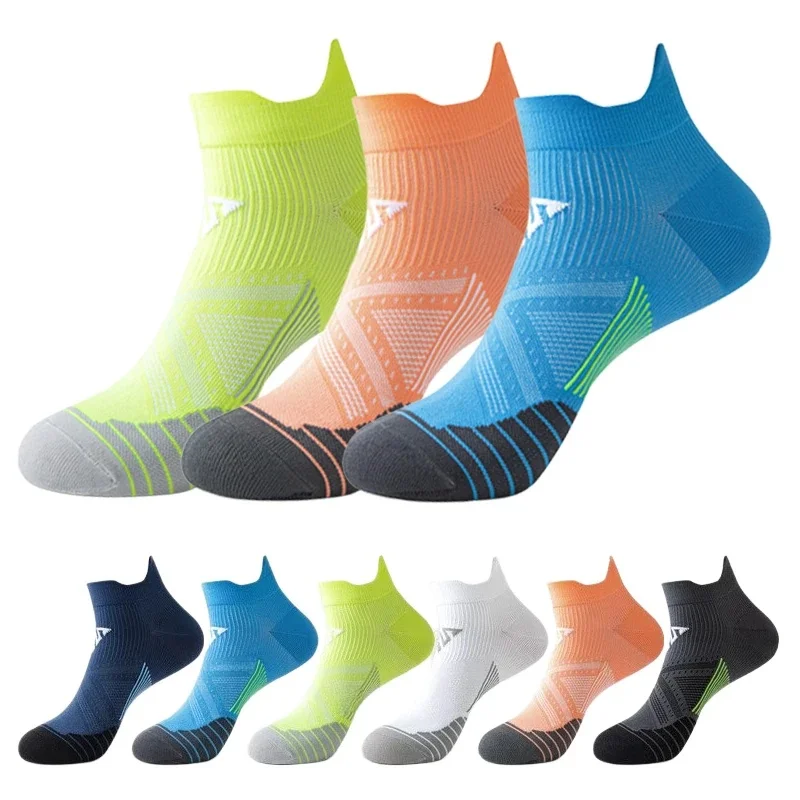 AliExpress smvp 3 Pairs Marathon Socks Men Women Winter Running Socks Short Quick Dry Anti-friction Ankle Sport Sock Cycling Gym Fitness Running