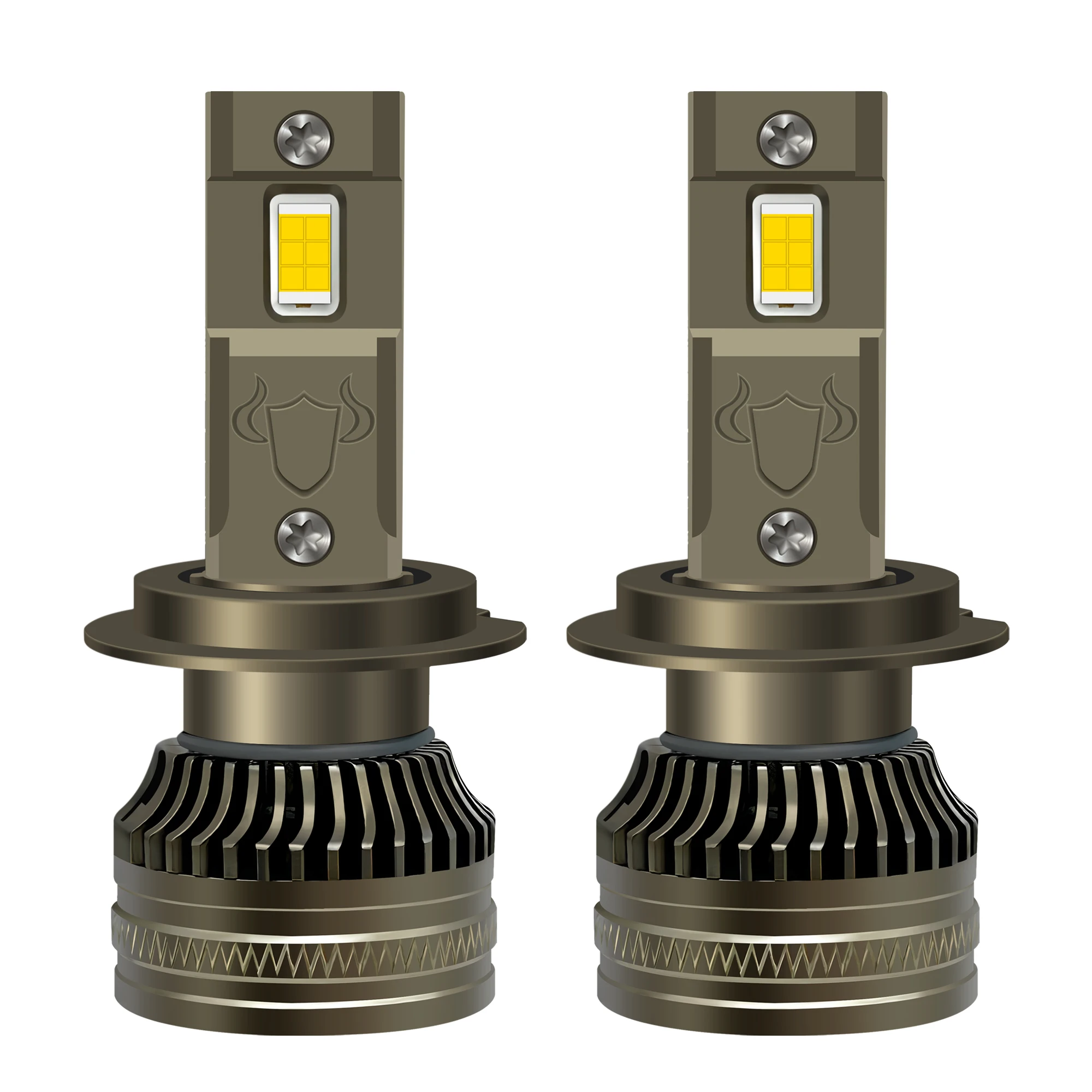 

H7 LED CANBUS Mini HeadLamp 3570 CSP Chips Double Copper Tube Car LED Headlight Bulb 20000LM DC12V External Drive Auto light