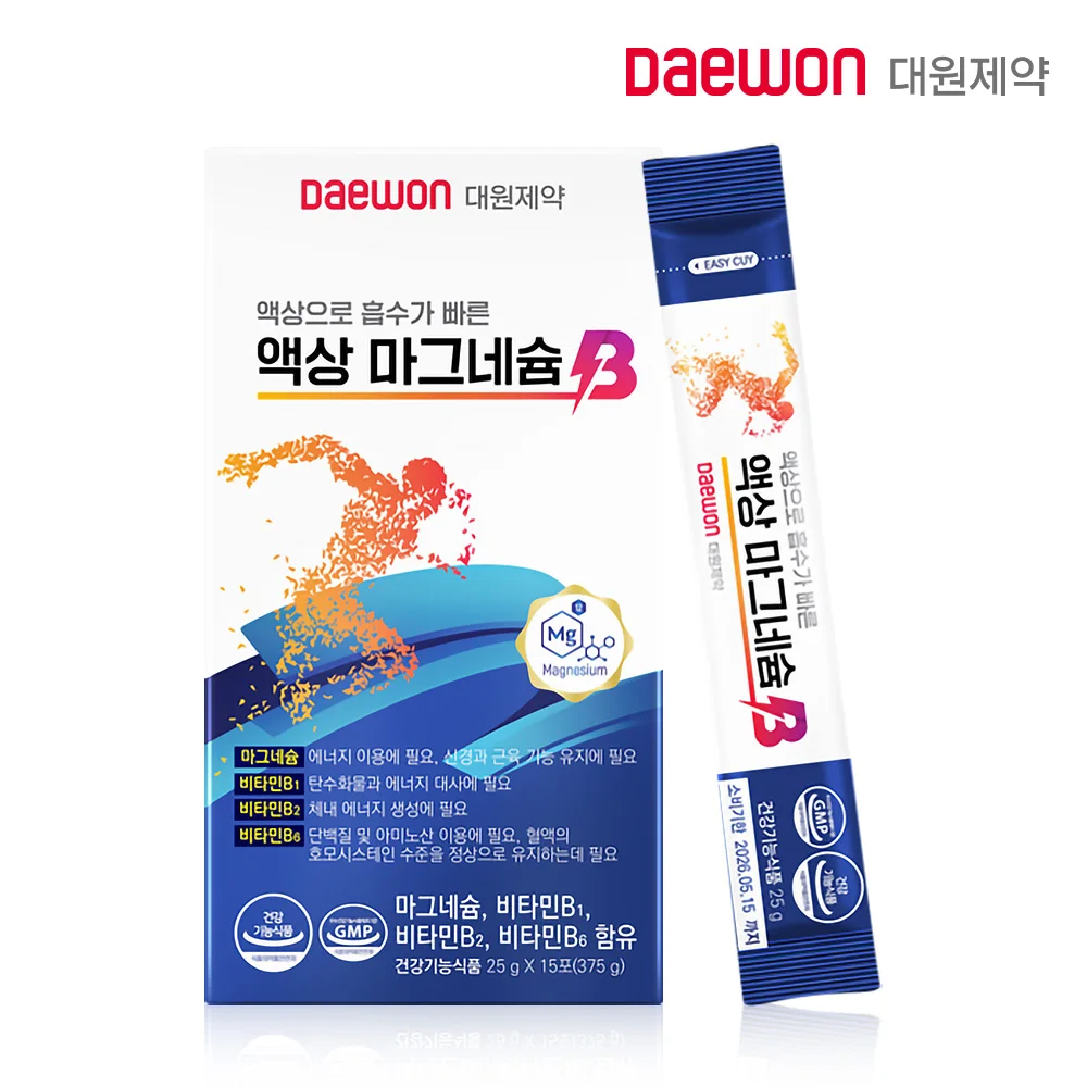 [Dae Won Pharmaceutical] Liquid Magnesium B 25g x 15 Po Vitamin B Magnesium