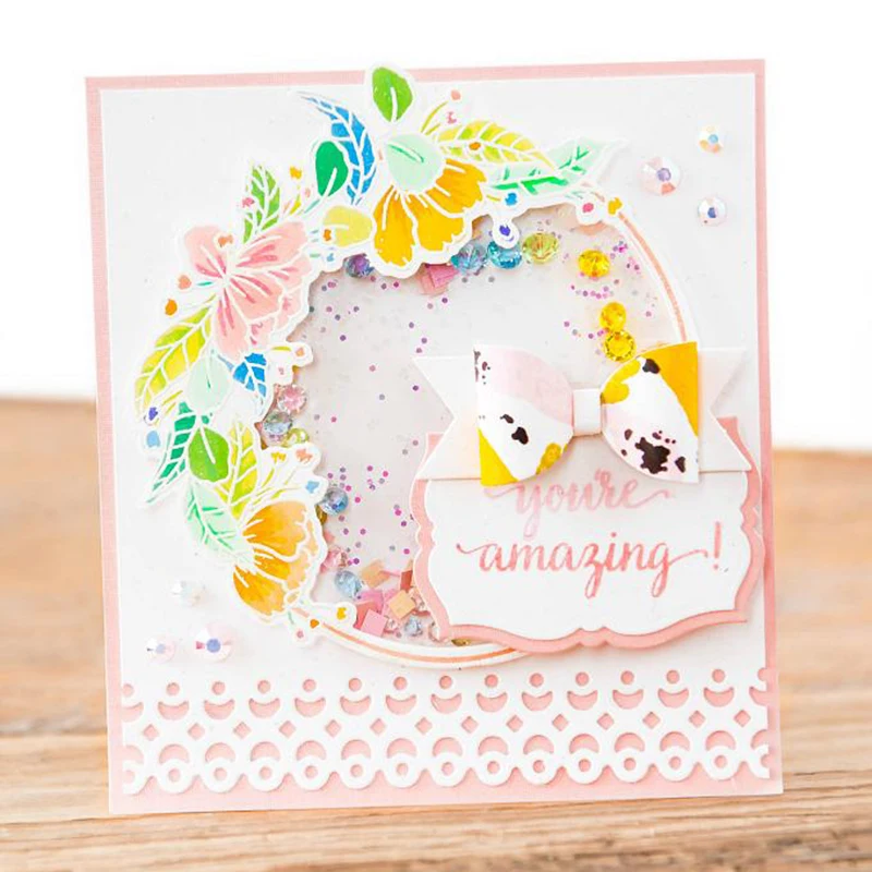 2022 AliliArts Metal Cutting Dies Lacey Edgers Set diy Scrapbooking Photo Album Decorative Embossing PaperCard Crafts Die
