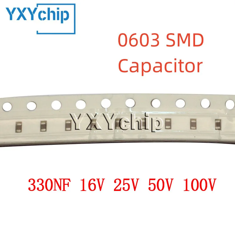 100PCS 0603 330NF 1…