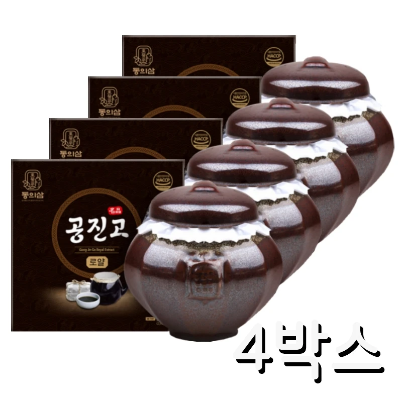 [Dongin Samgong Jingo Royal (1kg)] 1,000g x 1 complex 4 boxes