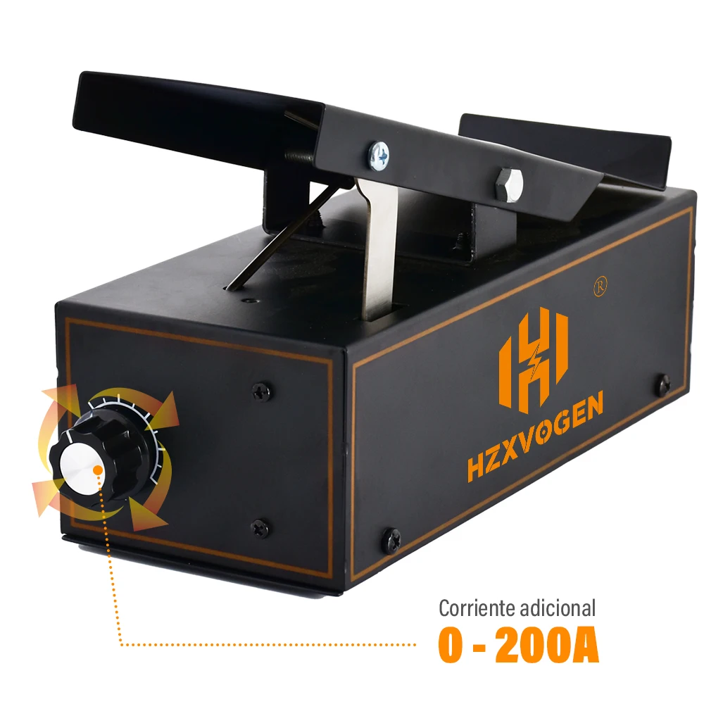 Pedał nożny HZXVOGEN 0-200A 5 PINÓW, rezystancja 1K, długość przewodu 3M, oryginalny przełącznik nożny do spawarki HVT250P AC/DC.