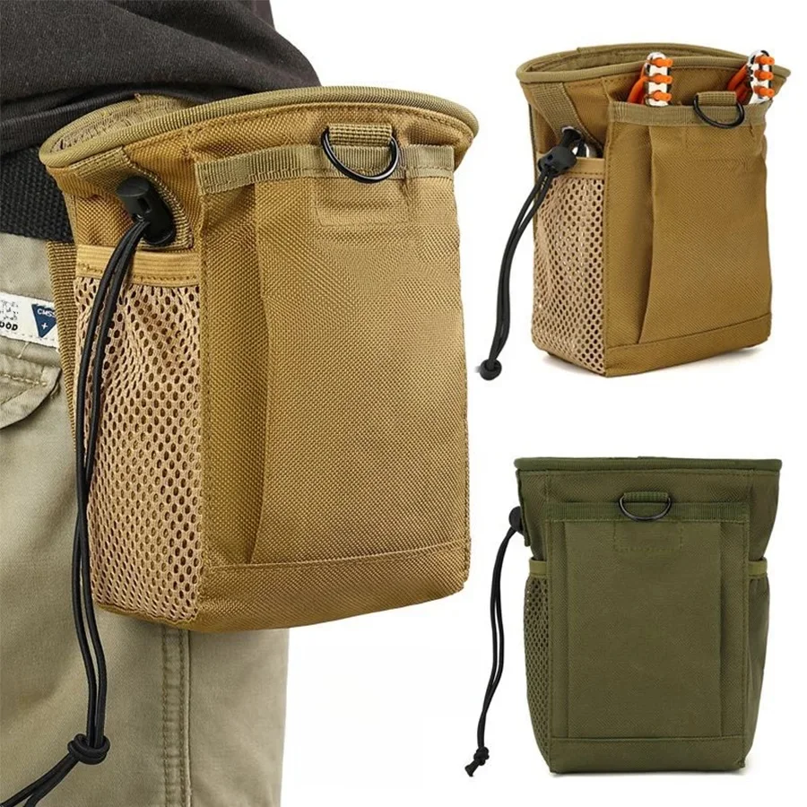 2024 New Outdoor 3-5L Camouflage Molle 600D Nylon Dump Drop Pouch Recycle Waist Pack Bags Akcesoria Torby Woreczki ﻿ — zdjęcie 2