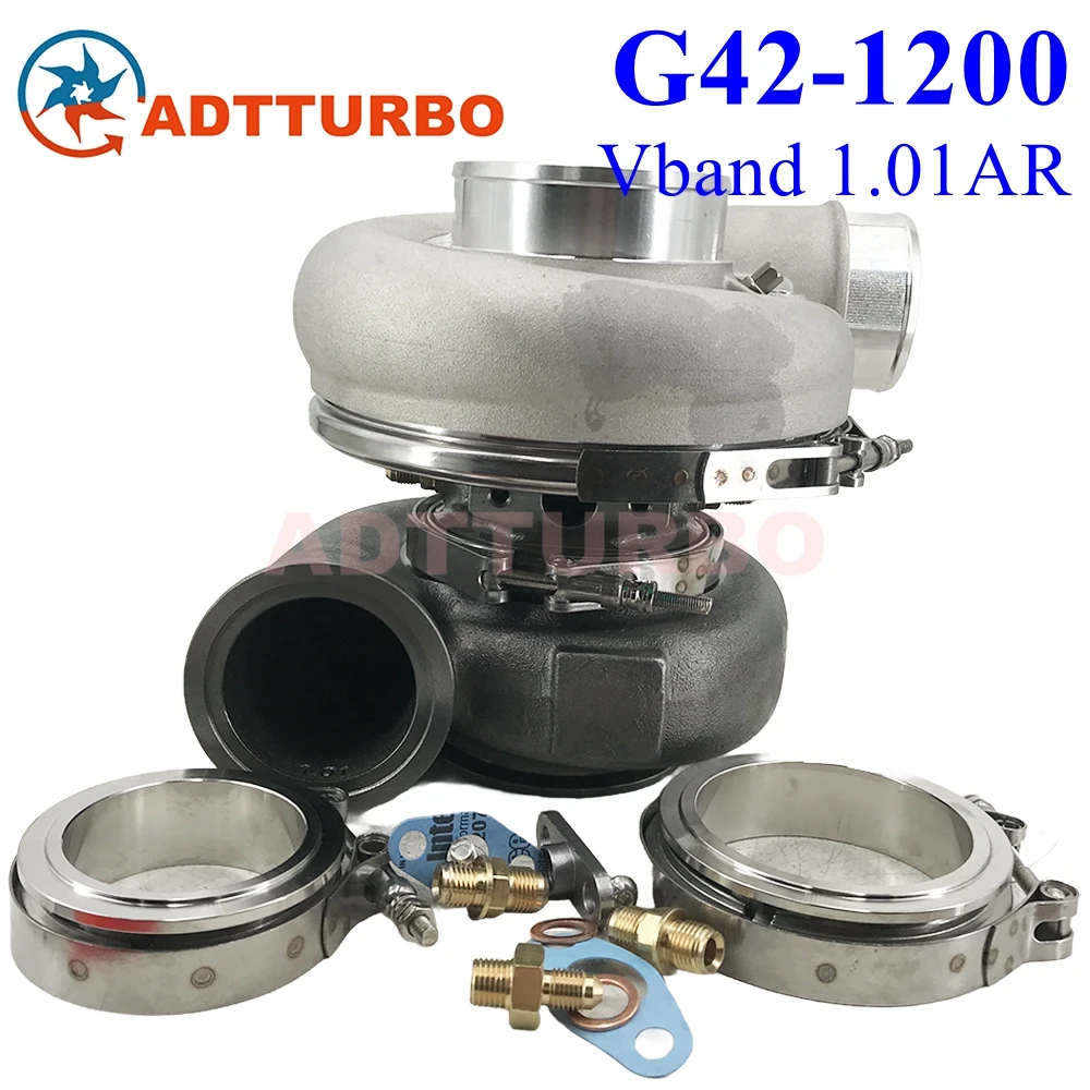 G42-1200 860778-5004S Vband 1.01AR Turbine Ball Bearing 475-1200HP 2.0L-7.0L Turbocharger for Garrett Performance Supercharger