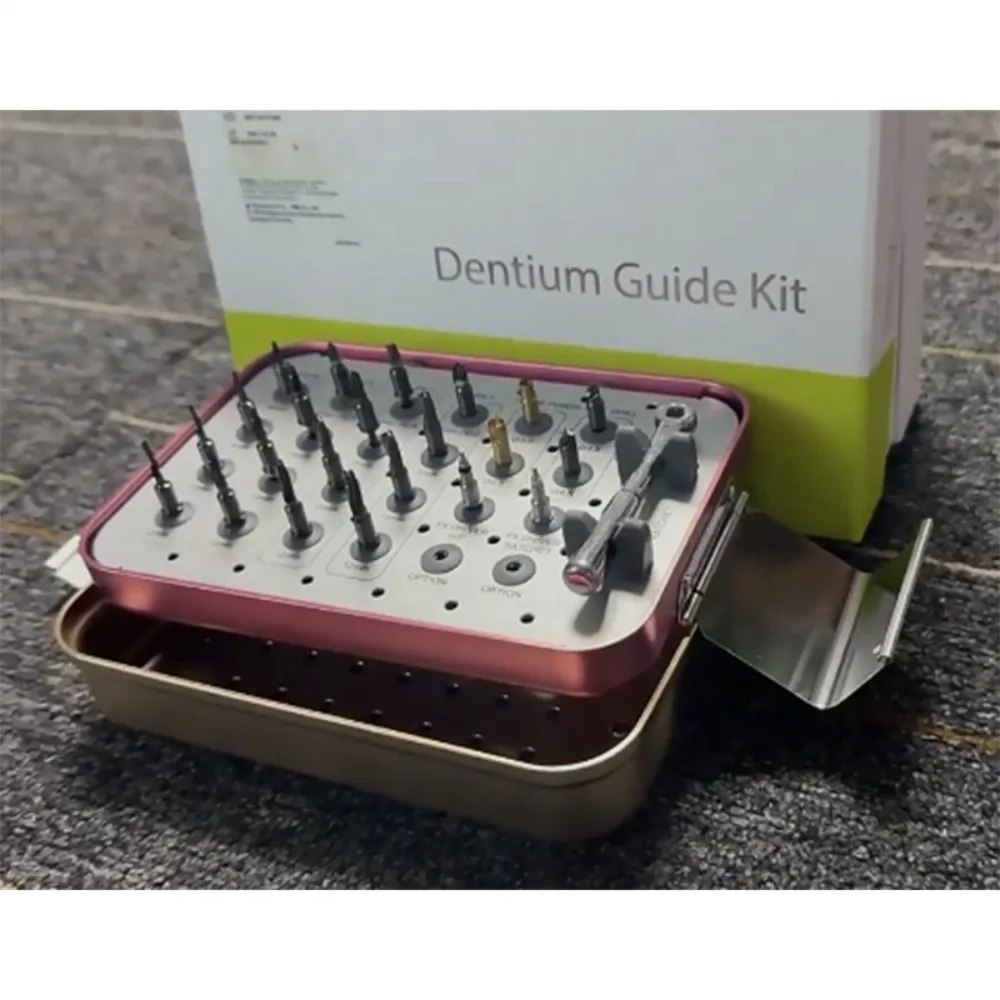 Original Dentium Guide Kit Simple Standard Planting Guide Kit for Dental Implant Surgery Use