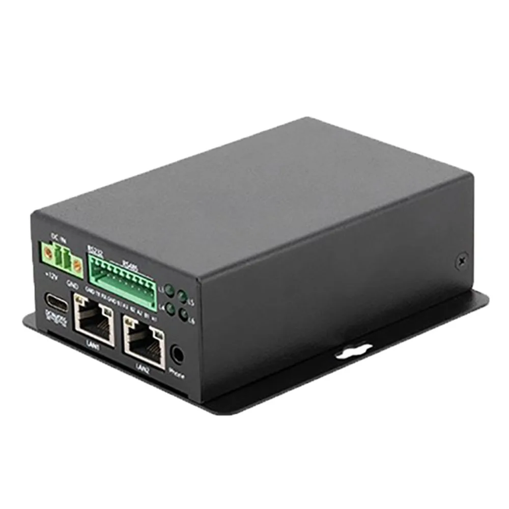 Rockchip RK3308 przemysłowa inteligentna bramka 4G z pudełkiem niskonapięciowy czterordzeniowy procesor LoT bezprzewodowy 4G podwójny porty Ethernet RJ45