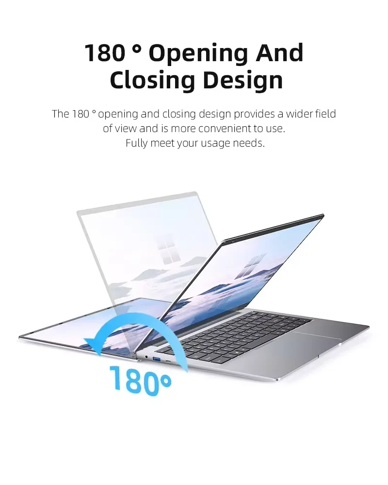 كمبيوتر محمول مكتبي رفيع جديد مقاس 14.1 بوصة يعمل بنظام التشغيل Windows 11 Intel i7 7500U 180 °   12 جيجا بايت رام 512 جيجا بايت 1 تيرابايت SSD 1920*1080 كمبيوتر مكتبي للدراسة