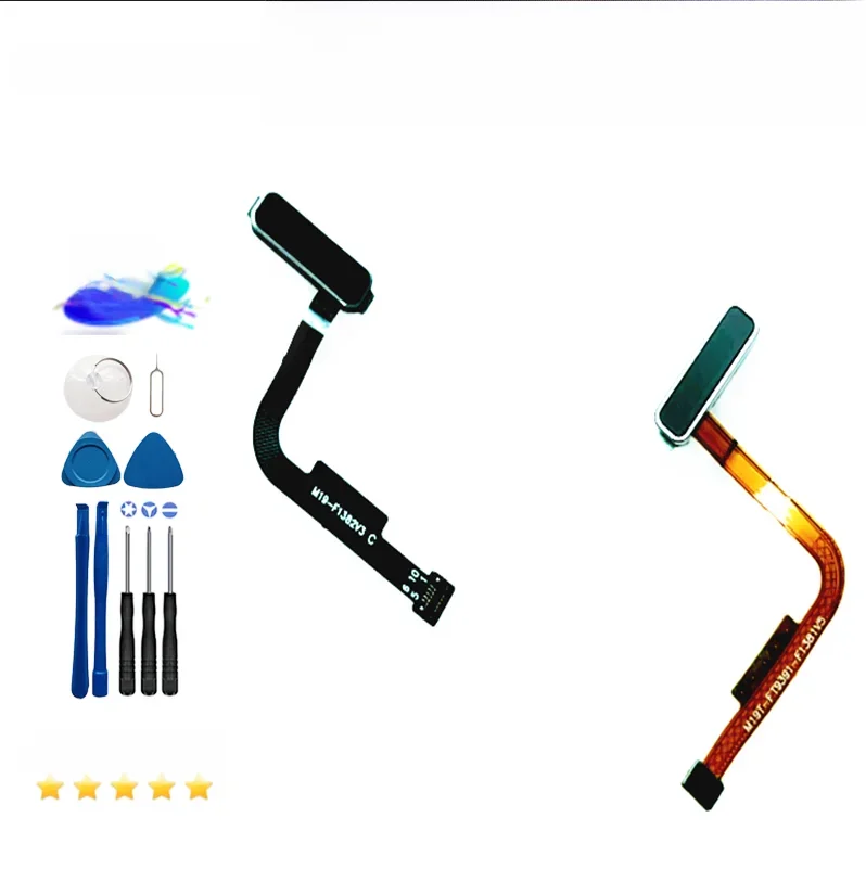 Nowy oryginalny przycisk zasilania DOOGEE S51 / S61 Elastyczny kabel FPC Przycisk odcisków palców Kabel czujnika FPC Akcesoria do DOOGEE S61 PRO — zdjęcie 2