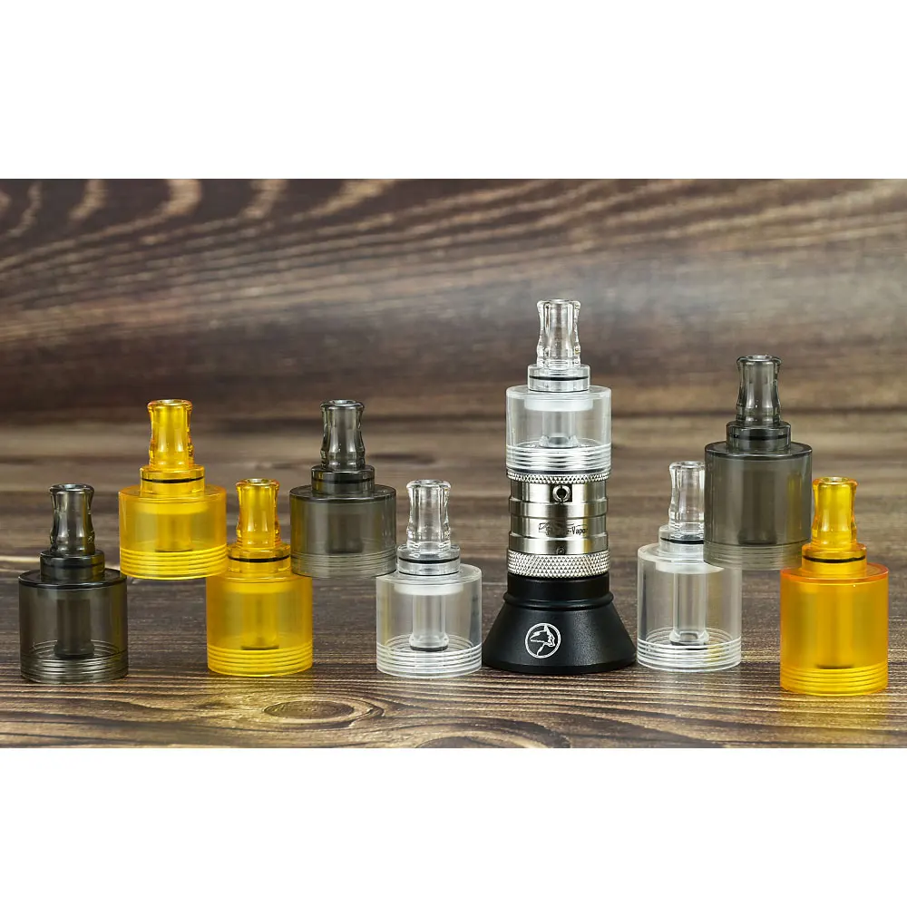 Wolfcoolvape Flash E-Vapor V 4,5 s rta Ersatz Bellcap Pei PC Top Tank Rohr für Fev V 4,5 s Stil rta