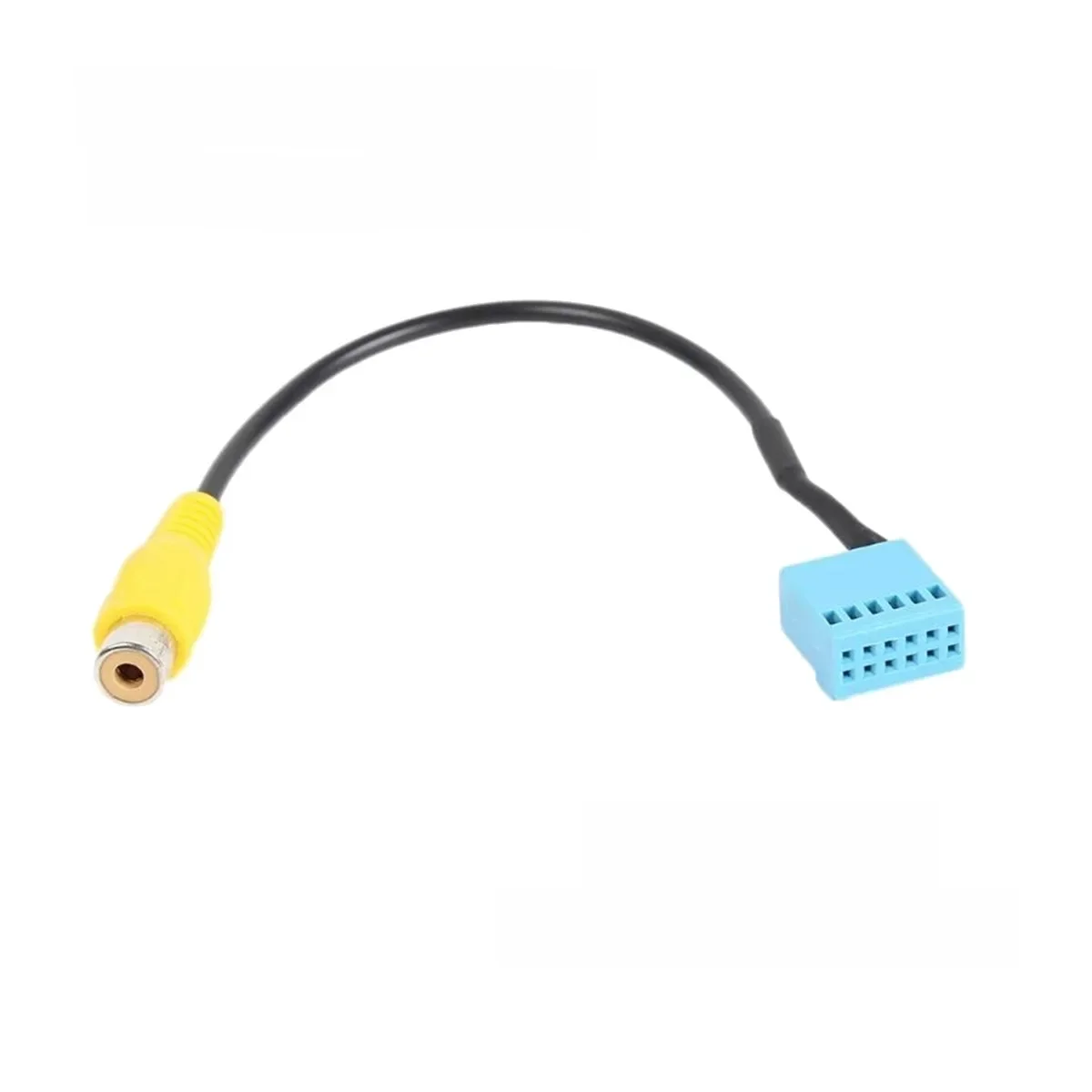 Caméra de recul pour voiture, câble RVC MIB RCA, adaptateur 12 broches pour VW Jetta 5 6 MK5 MK6 Golf VI Touran Tiguan avec Radio RCD330 RCD330G