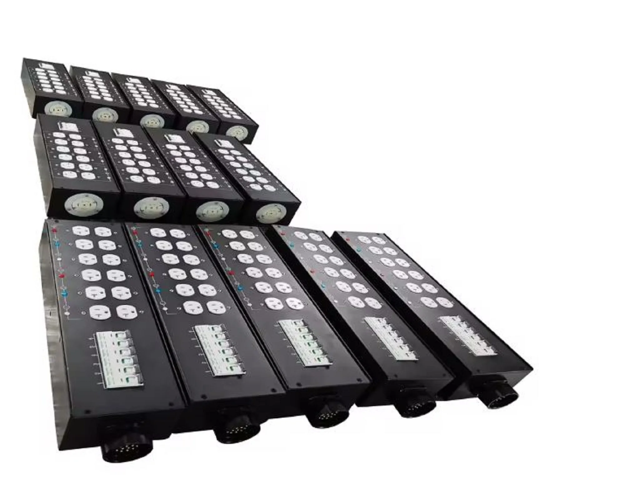 

Гарантированный блок питания Socapex, 19-контактный, 6-контактный распределитель питания Powercon