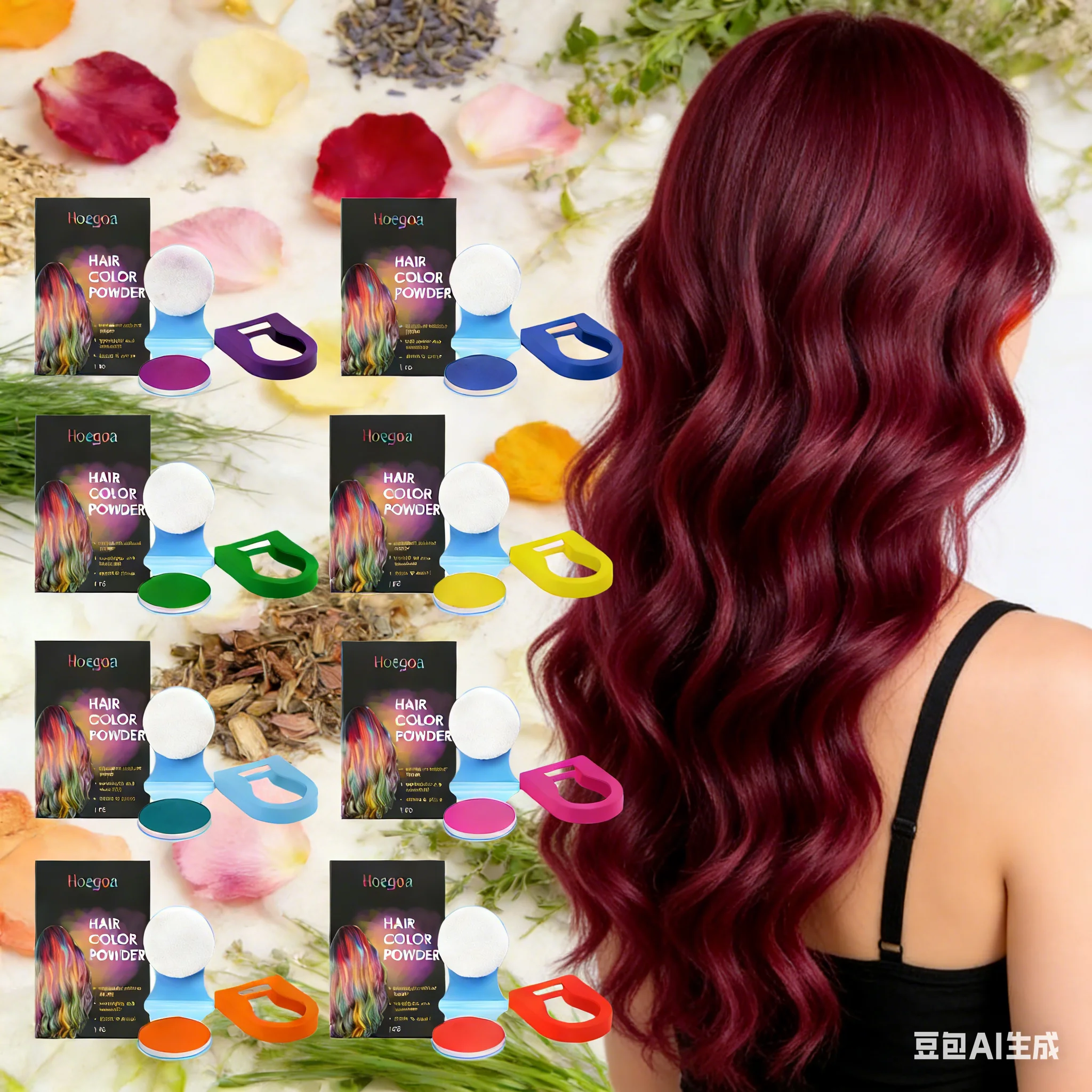 

Пудра для окрашивания волос HOEGOA, зеленый цвет, модный натуральный матовый оттенок, питательная, стойкая, для укладки и окрашивания волос, идеально подходит для вечеринок.