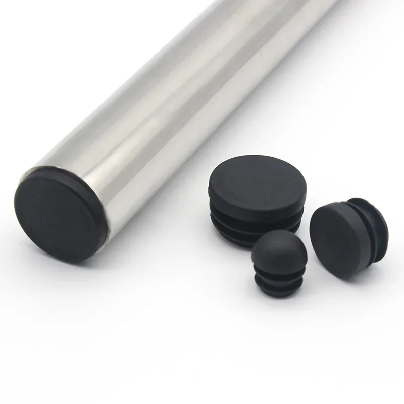 Bouchon intérieur de tuyau rond 10-60mm, embout de Tube pour Table et chaise, couvercle anti-poussière, tampons de protection, pieds de nivellement, accessoires de meubles