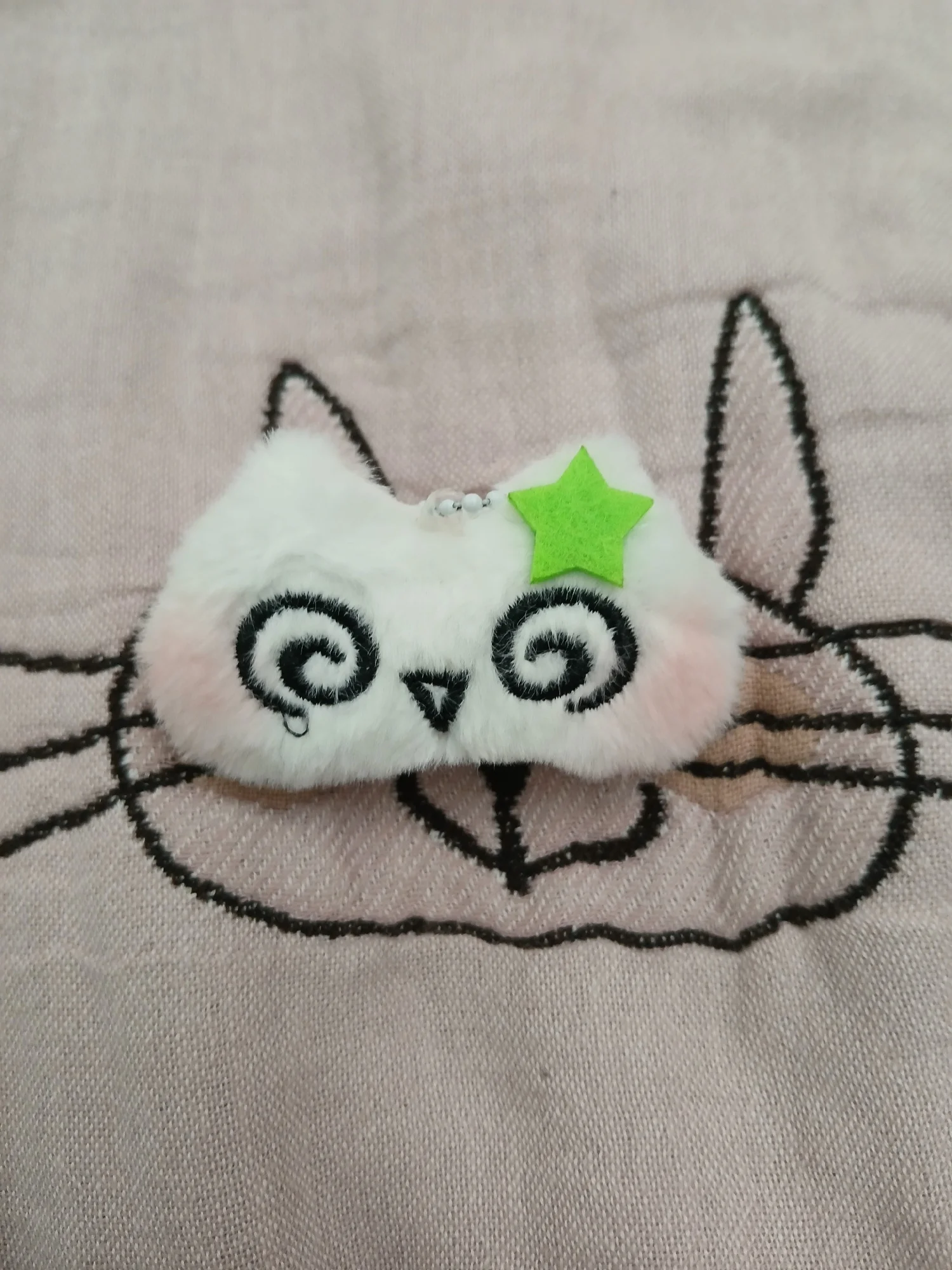 Plush Dizzy Cat Pendant Funny Stuffed Toy Hanging Decoration Couple Key Chain Bag Pendant Bag Accessories photo review